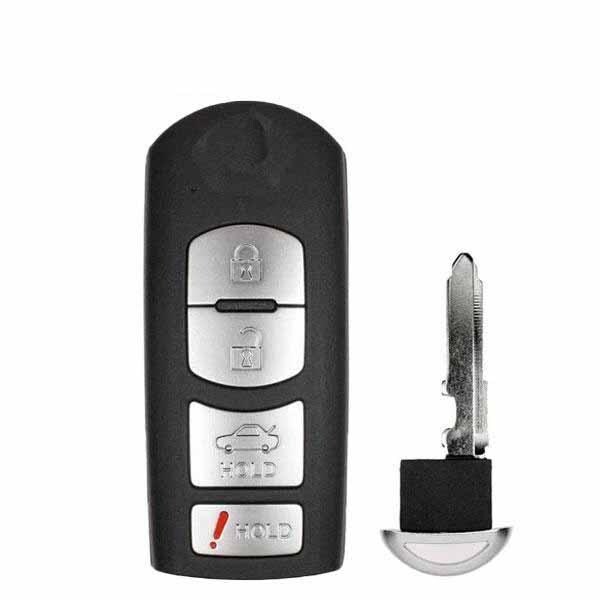 KeylessFactory:Remote Smart Keys:Mazda 6 - 4Btn Smarty Key (09-13 )